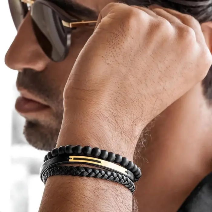 دستبند چرم اسکایلر - Image 3