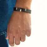 دستبند چرم نیکولاس - Image 2