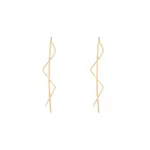 گوشواره بخیه‌ای زیگزاگ