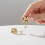 گوشواره تلالو تک مروارید - Image 5