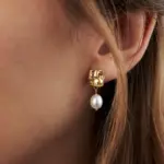 گوشواره تلالو تک مروارید - Image 6