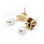 گوشواره تلالو تک مروارید - Image 3