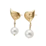 گوشواره مروارید لوتوس - Image 2