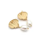 گوشواره صدف باروک - Image 4