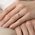 انگشتر جناغی نگین پرنسس - Image 3