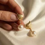 گوشواره مروارید لوتوس - Image 7