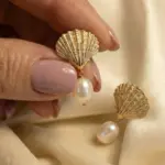 گوشواره صدف باروک - Image 7