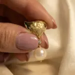 گوشواره مروارید لوتوس - Image 8