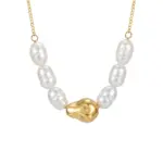 گردنبند مرواریدی اشک باروک