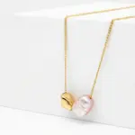 گردنبند دانه باروک مروارید آدامسی - Image 4