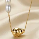 گردنبند اشک باروک و مروارید - Image 6