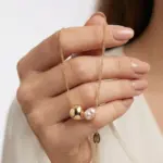 گردنبند دانه باروک گوی و مروارید - Image 3