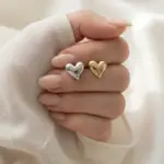 گوشواره قلب کوکی - Image 3