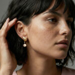 گوشواره مروارید لوتوس - Image 8