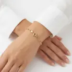 دستبند فیگارو تخت کلاسیک